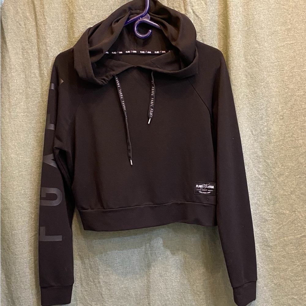 Flag nor Fail Blackout Women’s cropped hoodie